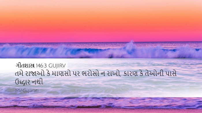 ગીતશાસ્ત્ર 146:3 GUJIRV Bible Verse Image