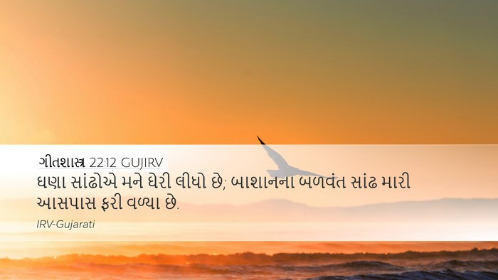 ગીતશાસ્ત્ર 22:12 GUJIRV Bible Verse Image