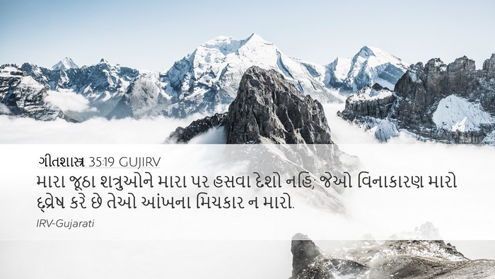 ગીતશાસ્ત્ર 35:19 GUJIRV Bible Verse Image