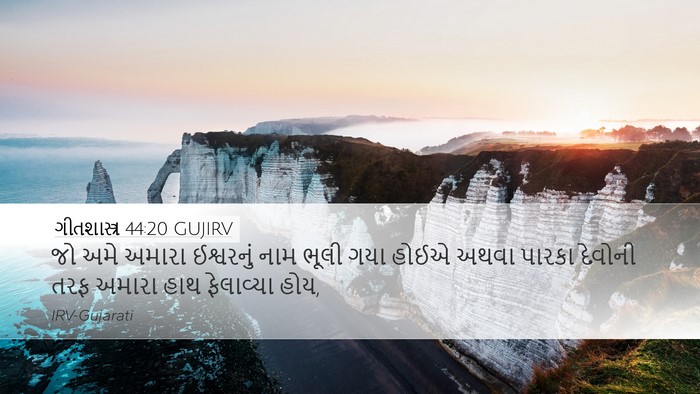 ગીતશાસ્ત્ર 44:20 GUJIRV Bible Verse Image