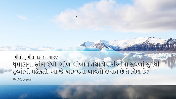 ગીતોનું ગીત 3:6 GUJIRV Bible Verse Image