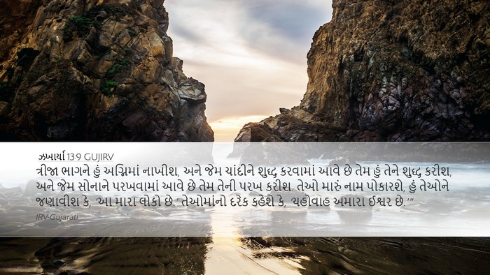 ઝખાર્યા 13:9 GUJIRV Bible Verse Image