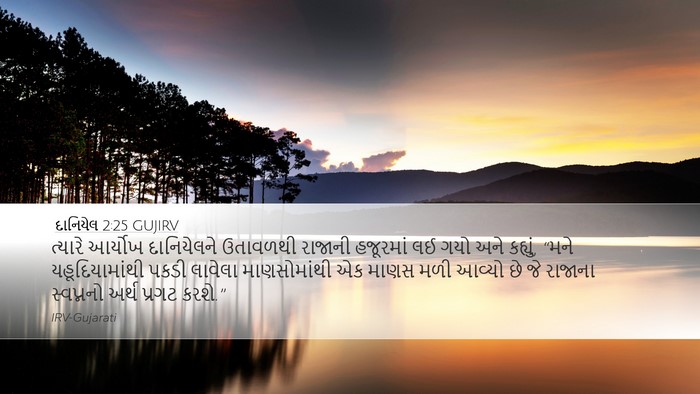 દાનિયેલ 2:25 GUJIRV Bible Verse Image