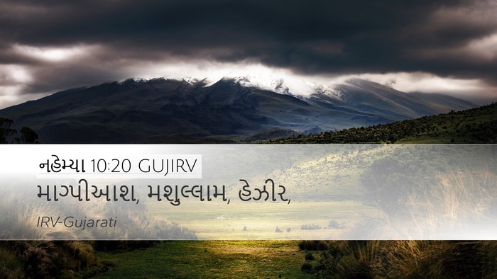 નહેમ્યા 10:20 GUJIRV Bible Verse Image