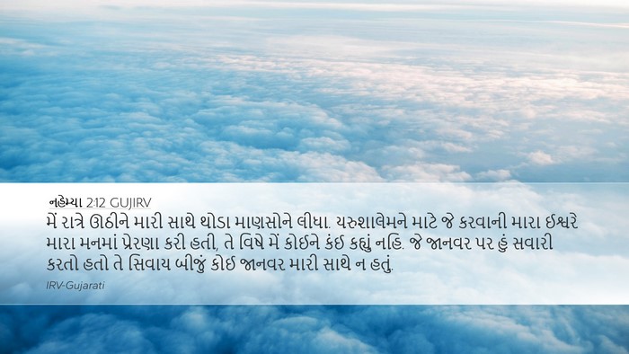 નહેમ્યા 2:12 GUJIRV Bible Verse Image
