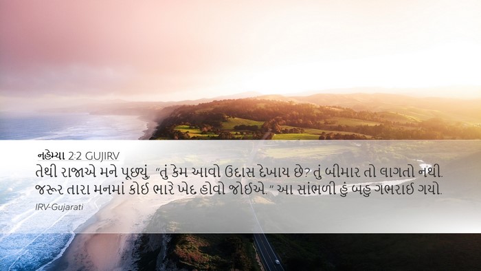 નહેમ્યા 2:2 GUJIRV Bible Verse Image