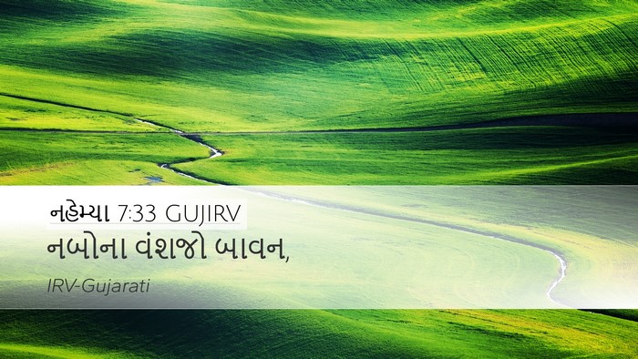 નહેમ્યા 7:33 GUJIRV Bible Verse Image