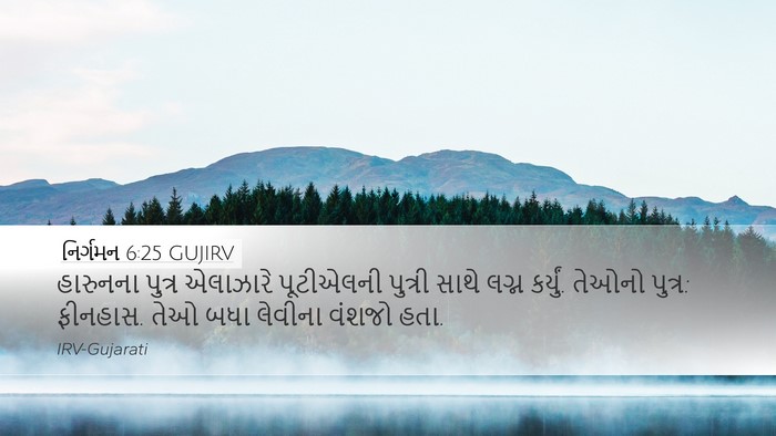 નિર્ગમન 6:25 GUJIRV Bible Verse Image