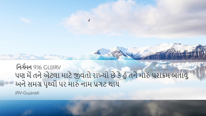 નિર્ગમન 9:16 GUJIRV Bible Verse Image
