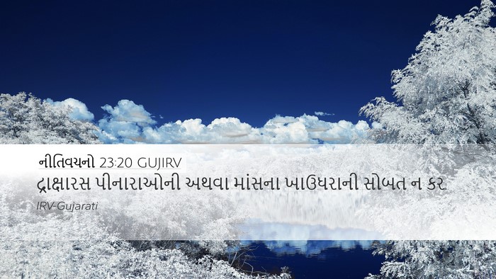 નીતિવચનો 23:20 GUJIRV Bible Verse Image