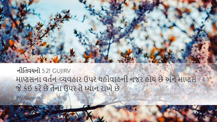 નીતિવચનો 5:21 GUJIRV Bible Verse Image