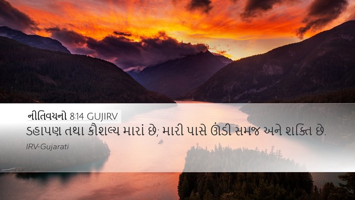 નીતિવચનો 8:14 GUJIRV Bible Verse Image