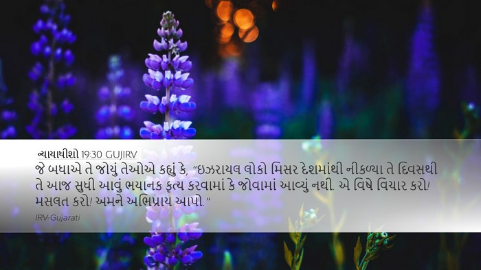 ન્યાયાધીશો 19:30 GUJIRV Bible Verse Image