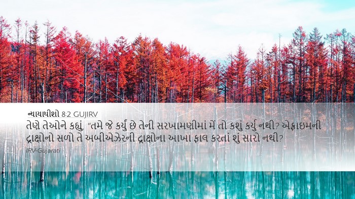 ન્યાયાધીશો 8:2 GUJIRV Bible Verse Image