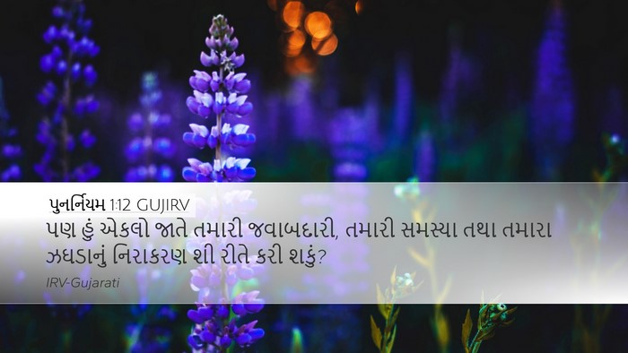 પુનર્નિયમ 1:12 GUJIRV Bible Verse Image
