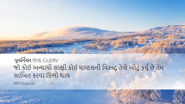પુનર્નિયમ 19:16 GUJIRV Bible Verse Image