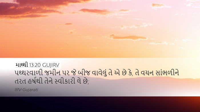 માથ્થી 13:20 GUJIRV Bible Verse Image