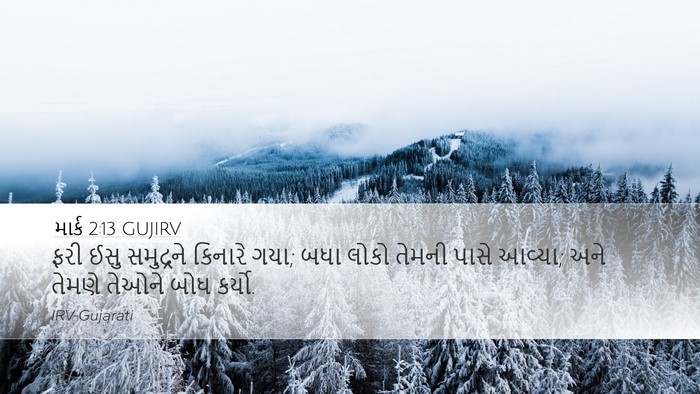 માર્ક 2:13 GUJIRV Bible Verse Image