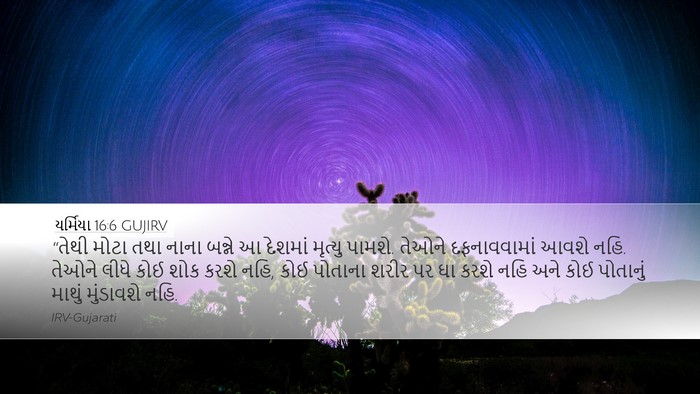 યર્મિયા 16:6 GUJIRV Bible Verse Image