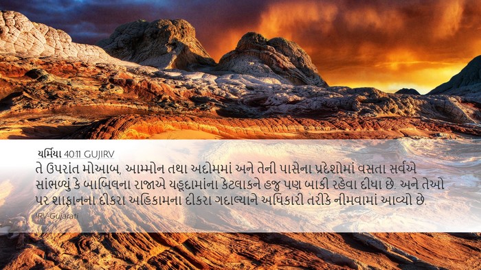 યર્મિયા 40:11 GUJIRV Bible Verse Image