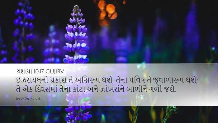 યશાયા 10:17 GUJIRV Bible Verse Image