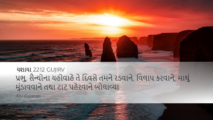 યશાયા 22:12 GUJIRV Bible Verse Image