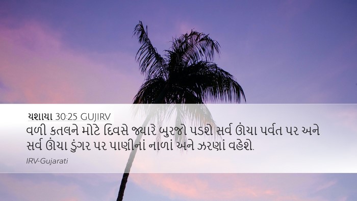યશાયા 30:25 GUJIRV Bible Verse Image