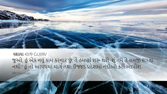 યશાયા 43:19 GUJIRV Bible Verse Image