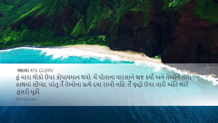યશાયા 47:6 GUJIRV Bible Verse Image