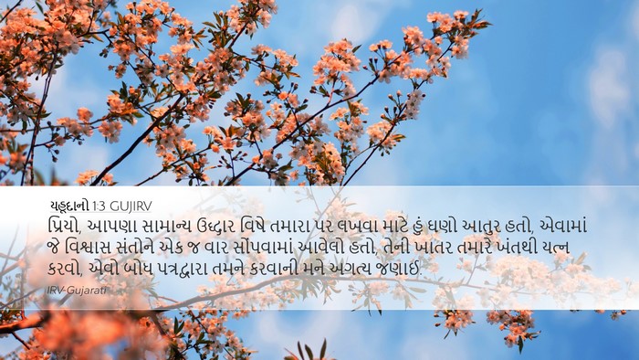 યહૂદાનો 1:3 GUJIRV Bible Verse Image