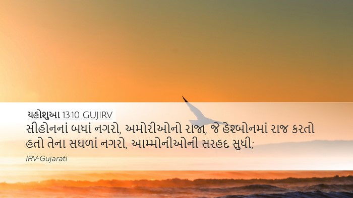 યહોશુઆ 13:10 GUJIRV Bible Verse Image