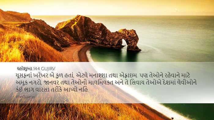 યહોશુઆ 14:4 GUJIRV Bible Verse Image