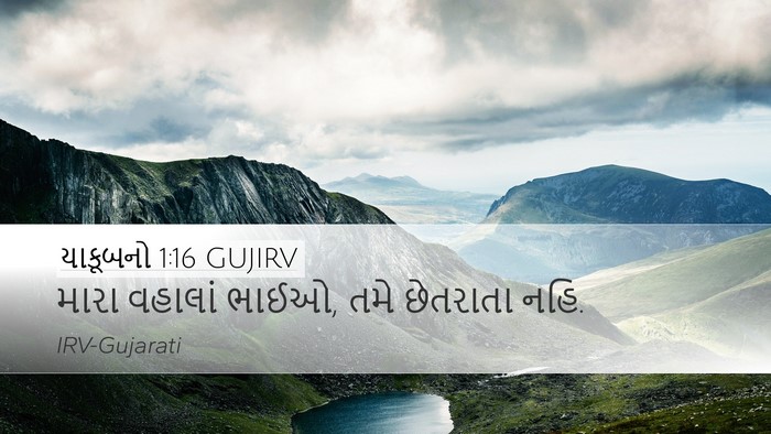 યાકૂબનો 1:16 GUJIRV Bible Verse Image