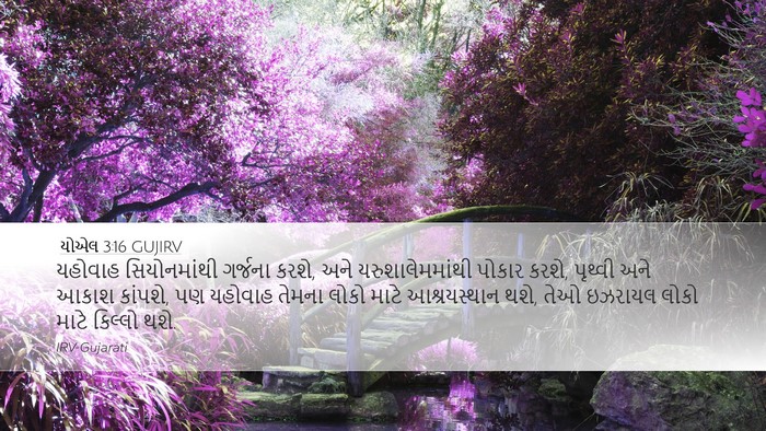 યોએલ 3:16 GUJIRV Bible Verse Image