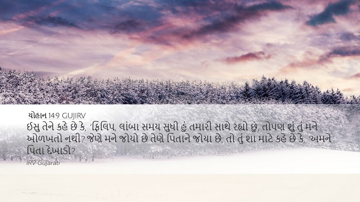 યોહાન 14:9 GUJIRV Bible Verse Image