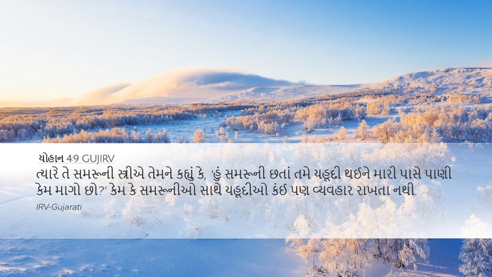 યોહાન 4:9 GUJIRV Bible Verse Image