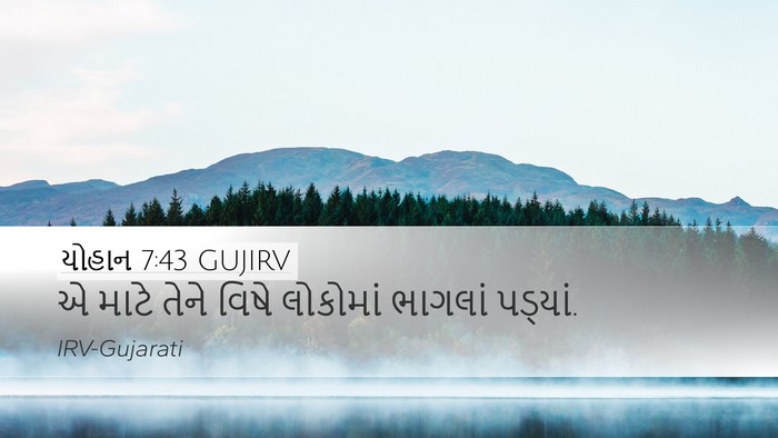 યોહાન 7:43 GUJIRV Bible Verse Image