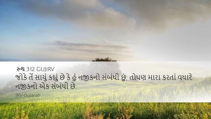 રૂથ 3:12 GUJIRV Bible Verse Image