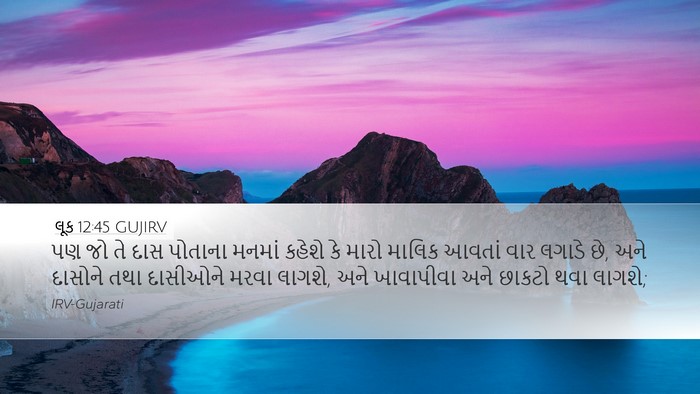 લૂક 12:45 GUJIRV Bible Verse Image