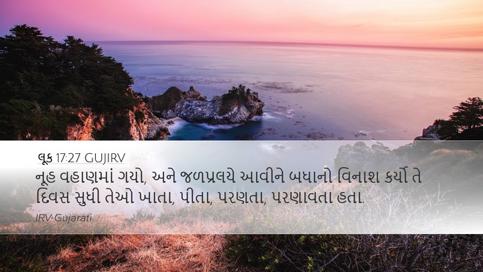લૂક 17:27 GUJIRV Bible Verse Image