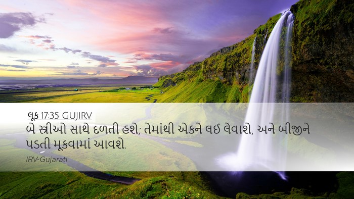 લૂક 17:35 GUJIRV Bible Verse Image