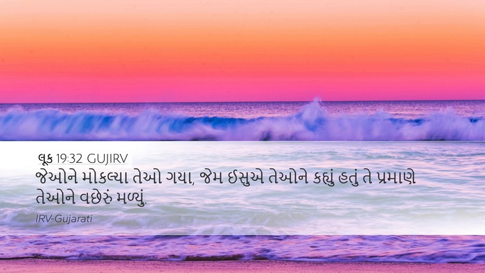 લૂક 19:32 GUJIRV Bible Verse Image