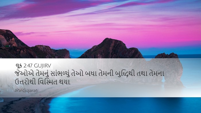 લૂક 2:47 GUJIRV Bible Verse Image