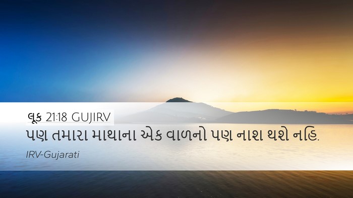 લૂક 21:18 GUJIRV Bible Verse Image