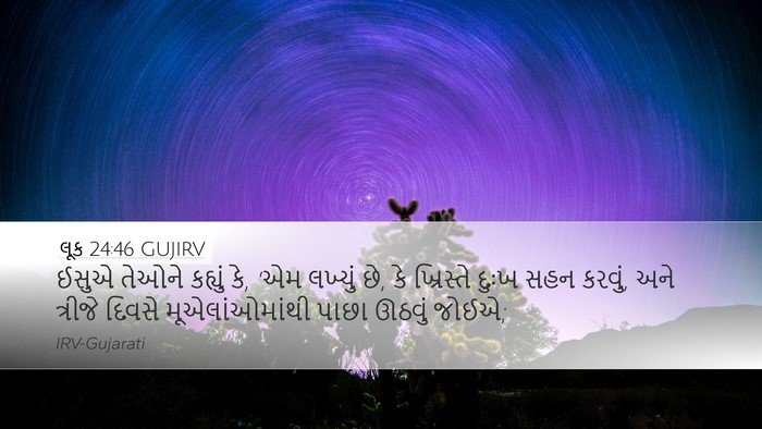લૂક 24:46 GUJIRV Bible Verse Image