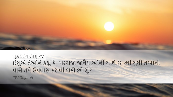 લૂક 5:34 GUJIRV Bible Verse Image