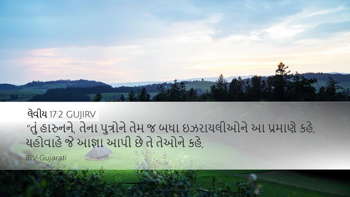 લેવીય 17:2 GUJIRV Bible Verse Image