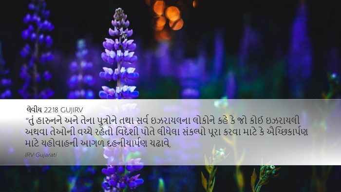 લેવીય 22:18 GUJIRV Bible Verse Image