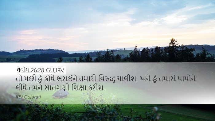 લેવીય 26:28 GUJIRV Bible Verse Image