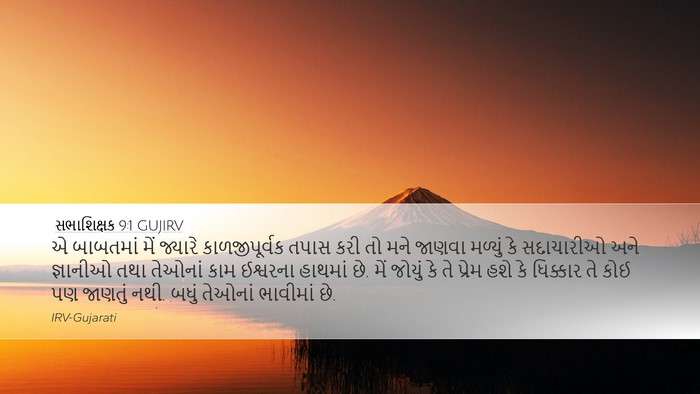 સભાશિક્ષક 9:1 GUJIRV Bible Verse Image